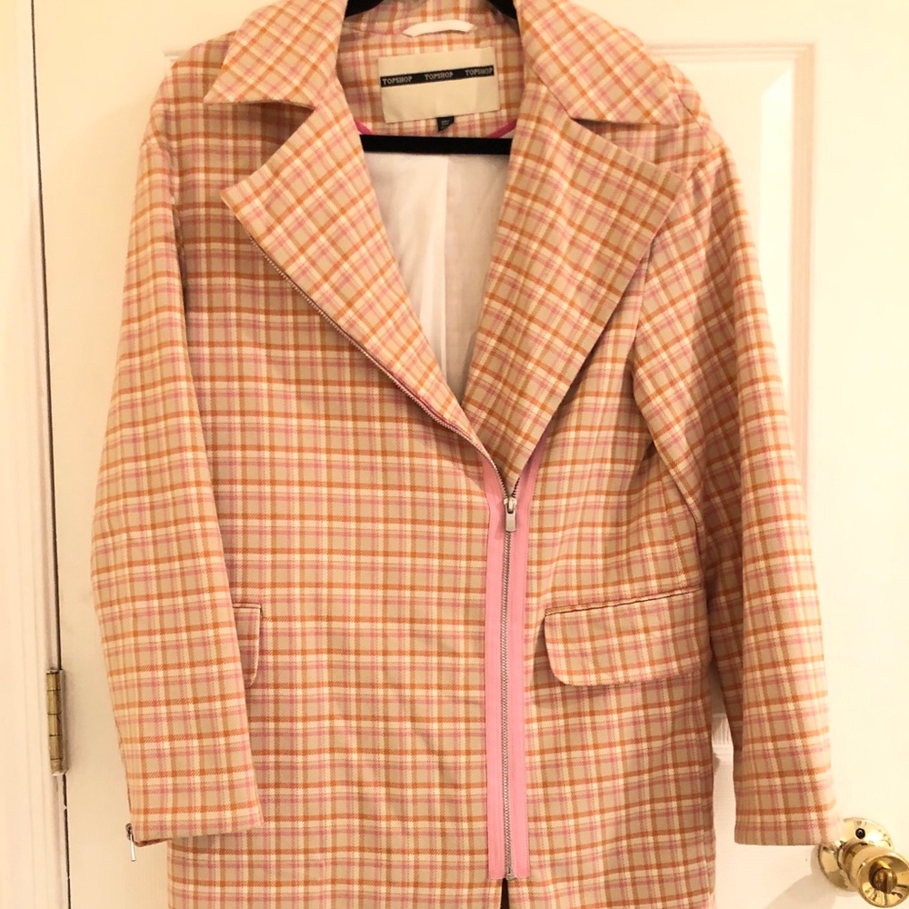 TOPSHOP multicolored coat
